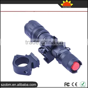 Wholesale OEM T6 LED 980Lm Portable Strong Light Tactical LED Flashlight Torch thumbnail-4