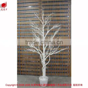 White Tree Wedding Decoration Artificial White Dry Tree Branch Coral Wedding Tree for Centerpieces thumbnail-1
