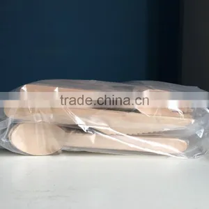 6" Length FSC FDA Birch Wooden Cutlery for USA Market thumbnail-1