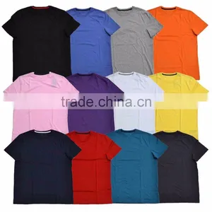 Mens Blank White Tee Shirt 100% Cotton Mens T-shirt Crew Neck Short Sleeve Tee Shirt Blanks thumbnail-1