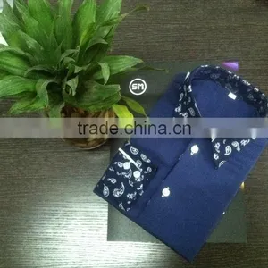 Contrast Color Collar and Cuff Dress Shirts Fashion Shirts for Boys Children Clothing Manufacturers China thumbnail-1