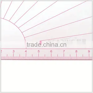 Kearing Transparent Acrylic Triangle Ruler for Sewing Multi Use Plastic Rulers#T036 thumbnail-2