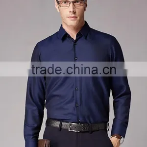 New Design Small Checked Blends Cotton Men Shirt BSL0068 thumbnail-1