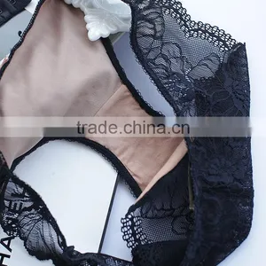 Cheap Free Sample Push Up Ladies Nylon Bra and Panties Set thumbnail-6