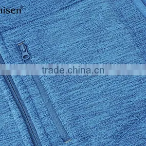 Made in China Wholesale Collar Zipper Men Sweater Fleece Vest thumbnail-3