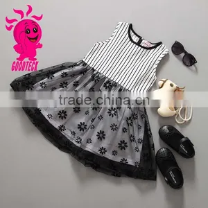 New Arrival Wholesale Children Sleeveless Polka Dot Party Dress thumbnail-3