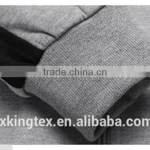 2018 Spring/Autumn Mens Fashion Hoodie Sleeve Contrast Two Pocket Cotton Gym Plain Long Sleeve Full Face Zip Hoodie Set thumbnail-5
