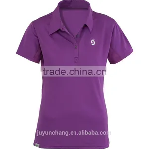Custom China Hot Sale White Woman Polo t Shirt Design Factory thumbnail-1