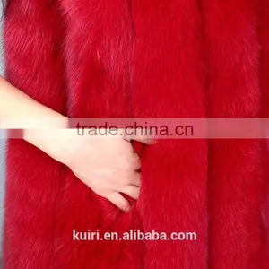 2016 New Arrival Free Shipping Real Natural Fox Fur Vest Genuine Women Fur Vest Wholesale Plus Customize Low Sale thumbnail-5