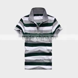 2015 Men's Bulk Polo Shirt With Block Stripe thumbnail-2
