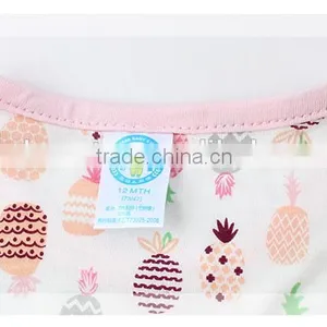 Wholesale Soft Touch Bamboo Fiber Baby Sleepsuit Children Pajamas for Summer thumbnail-5