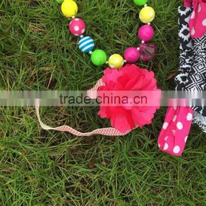 New Girls Kindergarten Dress Girls Boutiques Dress Kids Pillowcase Dress Kids Back to School Dress With Necklace and Headband thumbnail-5