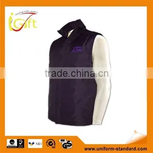 China Manufactory High Quality Stiff Neck Fitted Sleeveless Nylon Puffy Vest thumbnail-1