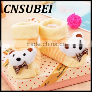Wholesale Cute Cartoon Baby Anti-slip Socks Newborn Baby Three Dimensional Doll Cotton Tube Socks thumbnail-2