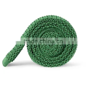 SLIM KNITTED SILK TIE thumbnail-3