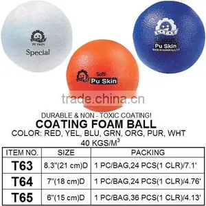 DIA 6-1/2inch PU Soft Touch Soccer Ball thumbnail-2