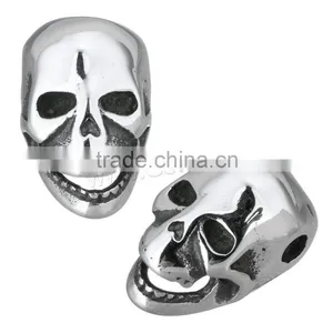 New MINI Stainless Steel Beads Skull With Crossbones on Sale thumbnail-2