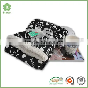 Fashion Custom King Size Printing Double Ply Blanket thumbnail-1