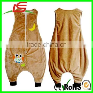 Flannel Infants Young Children Sleeveless Vest Cent Leg Sleeping Bag thumbnail-3