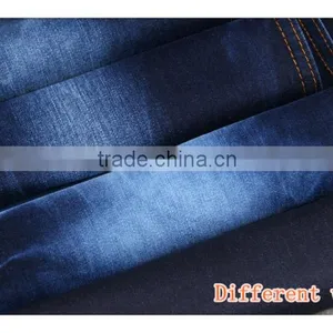 9.8oz Indigo Cotton Polyester Spandex Blend Denim Pants Fabric thumbnail-2