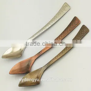 Carp Vintage Palm Sea Snail Spoon /ht Zinc Alloy Creative Jam Spoon Ice Cream Spoon and Fork /fancy Dessert Spoon Dinnerware thumbnail-5