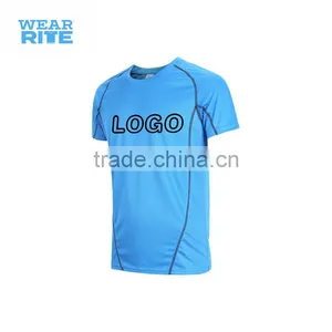 Custom 100% Polyester Dri Fit T Shirt Blank For Man thumbnail-2