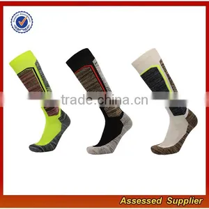 Wholesale Custom Best Quality Colorful Compression Running Thick Ski Knee High Cotton Socks JH68 thumbnail-3
