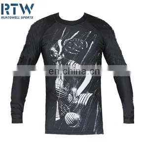 Blank Mma Rash Guard Manufacturer China, Rashguard Mma thumbnail-2