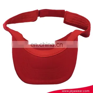 Custom Embroidered Wholesale Cotton Women's Fashion Adjustable Golf Sun Visor thumbnail-2