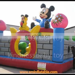 2016 Attractive Inflatable Mickey Mouse Funcity,cartoon Bouncer Playground,kids Fun Houses for Sale thumbnail-2