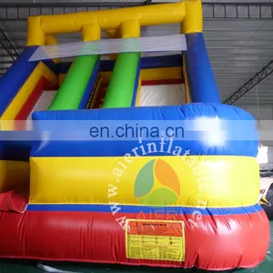 Most Popular Child and Adult Sport Games Inflatable Slide Cheap Double Lane Water Slide Inflatable for Sale thumbnail-3
