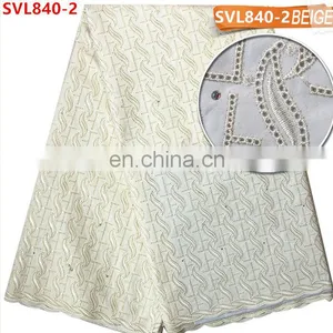 100% Cotton African Swiss Lace Fabric ,African Lace Cotton Fabric ,Swiss Cotton Lace Fabric for Men thumbnail-3