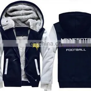 Hot Sale! American Football Jersey Zipper Hoodie Sports Jacket thumbnail-4
