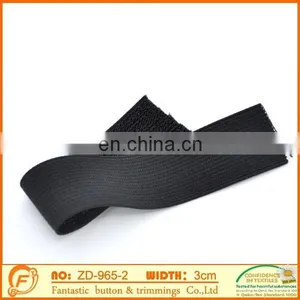 Black Woven Elastic Band Ribbon thumbnail-1