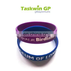 Debossed Your Logo Fashional Silicone Wristband, Custom Wholesale Silicone Band thumbnail-1