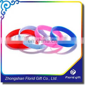 No Minimum Order Personalized Cheapest Blank Silicone Bracelets thumbnail-4