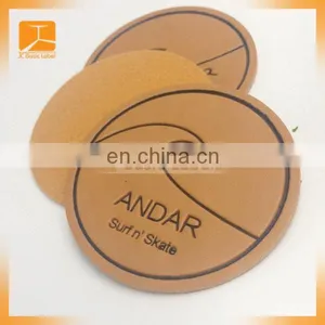Garment Accessories Pattern Carved Soft Enamel Zinc Metal Alloy Embossed Jeans Leather Label thumbnail-6