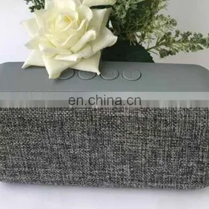5W*2 Bluetooth Speaker Portable Wireless Stereo Creative Home Outdoor Car Phone Subwoofer With Cloth Fabric thumbnail-4