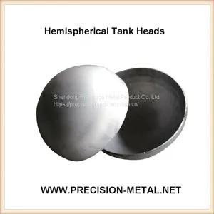 Cold Pressing Formed Carbon Steel Hemispherical Head /Spherical Dished Head /Dished End Caps For Boilers Pressure Vessel thumbnail-3