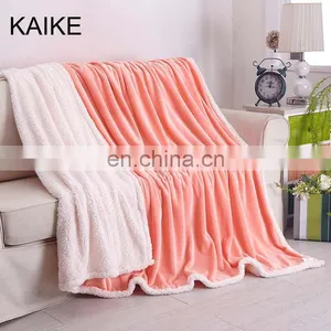 Warm Super Soft Custom Print Muslin Polyester Polar Fleece Flannel Blanket thumbnail-4