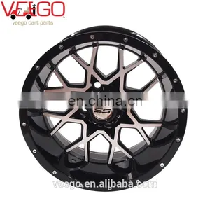 Golf Cart 14" Machined Wheel and Tire Combo thumbnail-2