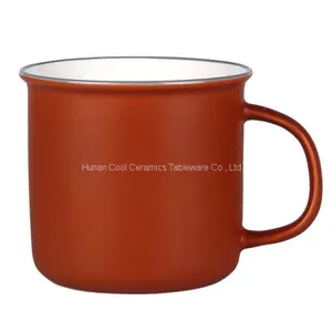 8oz Enamel Looks Ceramic Mug Sublimation Travel Coffee Cup Custom Unique 2018 Gifts thumbnail-2