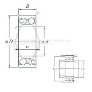 NSK UC-206 JAPAN Bearing 30*62*38.1 thumbnail-1