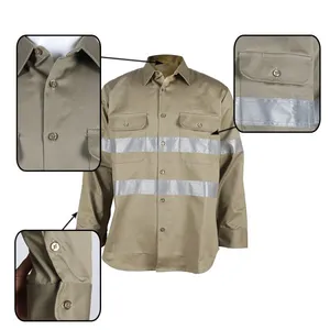 Customizable Men' S High Visibility Fireproof Work Shirt thumbnail-1
