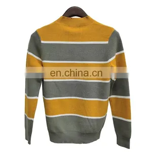 DiZNEW Custom Fashion Brand Colorful Sweater O Neck Knitting Patterns Mens Sweaters thumbnail-2