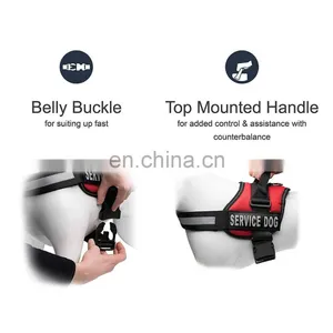 Dog Vest Harness Dog Body Padded Vest Dog Harness With Hook and Loop Straps and Handle Comfort Control for Large Dogs thumbnail-4