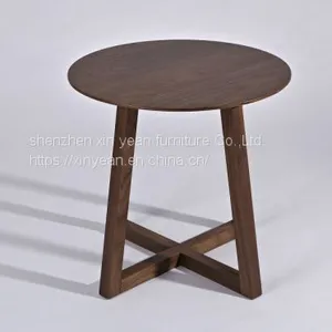 Walnut Veener Danish Simple Design Cherry Side Table thumbnail-1
