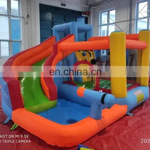 Inflatable Water Slides Backyard Oxford Inflatable Bouncer Castle Jumping Bounce House for Kids Use thumbnail-5