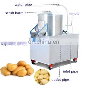 Industrial Automatic Potato/carrot/cassava/onion Peeler Peeling Cleaning Machine thumbnail-2