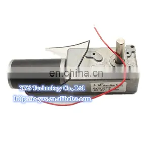 GW31CT Motor 6V 12V 24V Dual Output Shaft Torque Worm 24 v dc Geared Motor thumbnail-4
